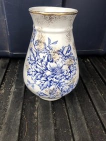 Flow Blue Vase