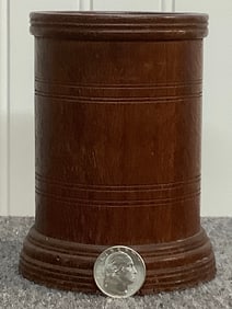 Mahogany Treenware Vessel
