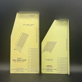 1950 KNAPP BROTHERS SHOE SIZE INDICATOR
