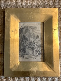 Joseph Watter 1838-1913 Pencil Drawing