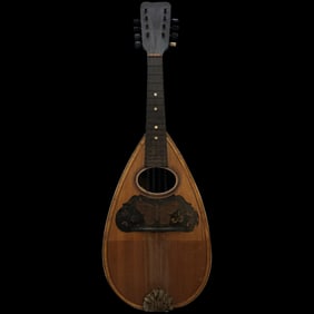 Antique Mandolin Moth inlay 1900s