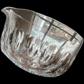 Antique set of six Crystal Large Wine Rinsers