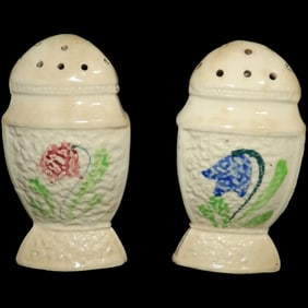 Vintage Made in Japan Triangular Shaped Range Top Salt and Pepper Shakers