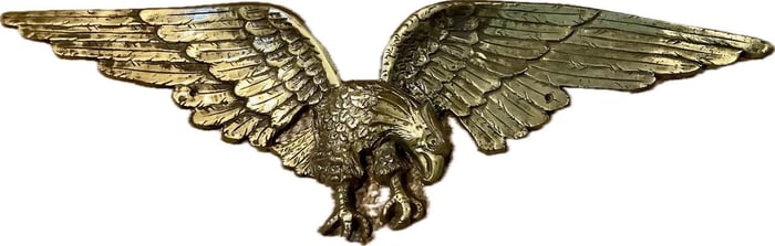 Bronze Architectural Eagle Plaque