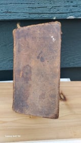 Not Holy Bible 1819 David Watson Woodstock Vermont Hair bookmarks PSALMS Songs