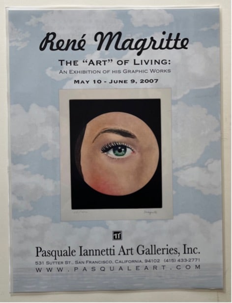 Rene Magritte, exhibition poster, 2007 (1 of 1)