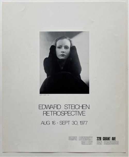 Edward Steichen, exhibition Poster, 1977 (1 of 1)