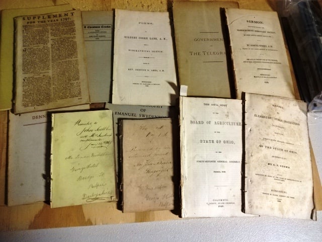Group of Thirty 19th 20th C Printings Nicer Items: A lot of thirty pamphlets and printings from the 19th and 20th century and Supplement to Gentleman's Magazine for the Year 1797. Some nicer items, unresearched. As-Is. Reserve: $20.00 Shipping: Domest