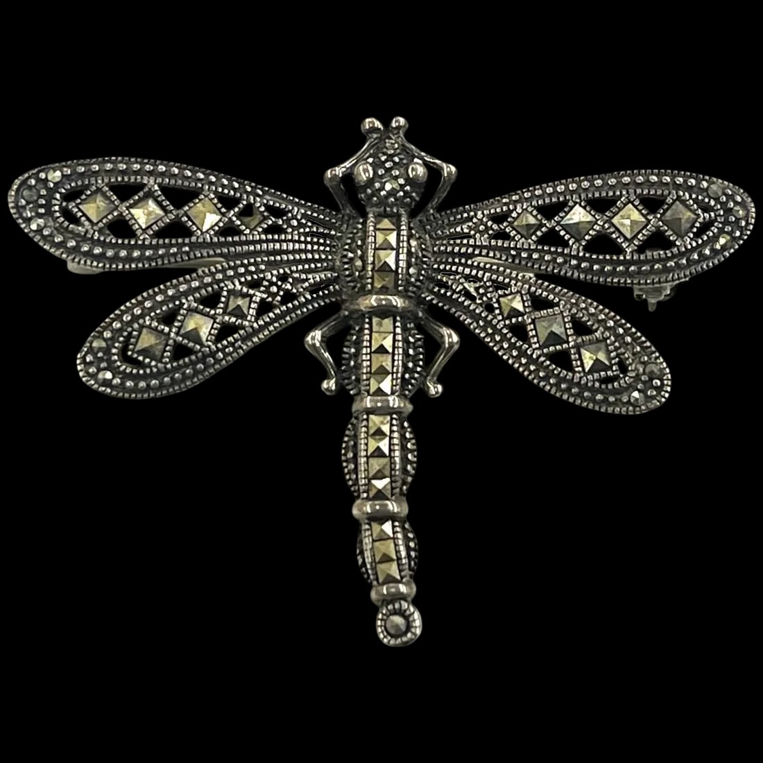 Vintage Sterling Silver Dragonfly Brooch/ Pin (1 of 7)
