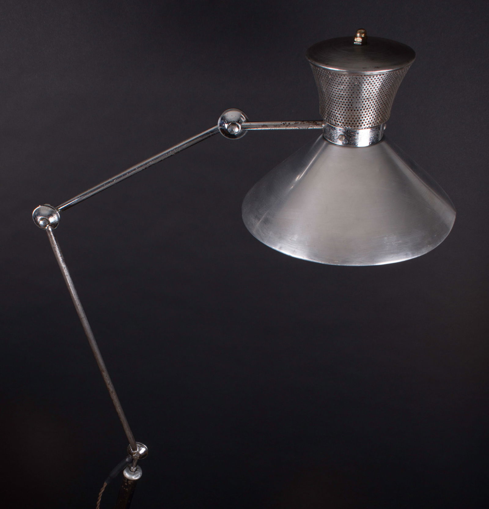 FRENCH MODERNIST FLOOR LAMP JUMO Mategot GUARICHE Diabolo mid cen (1 of 4)