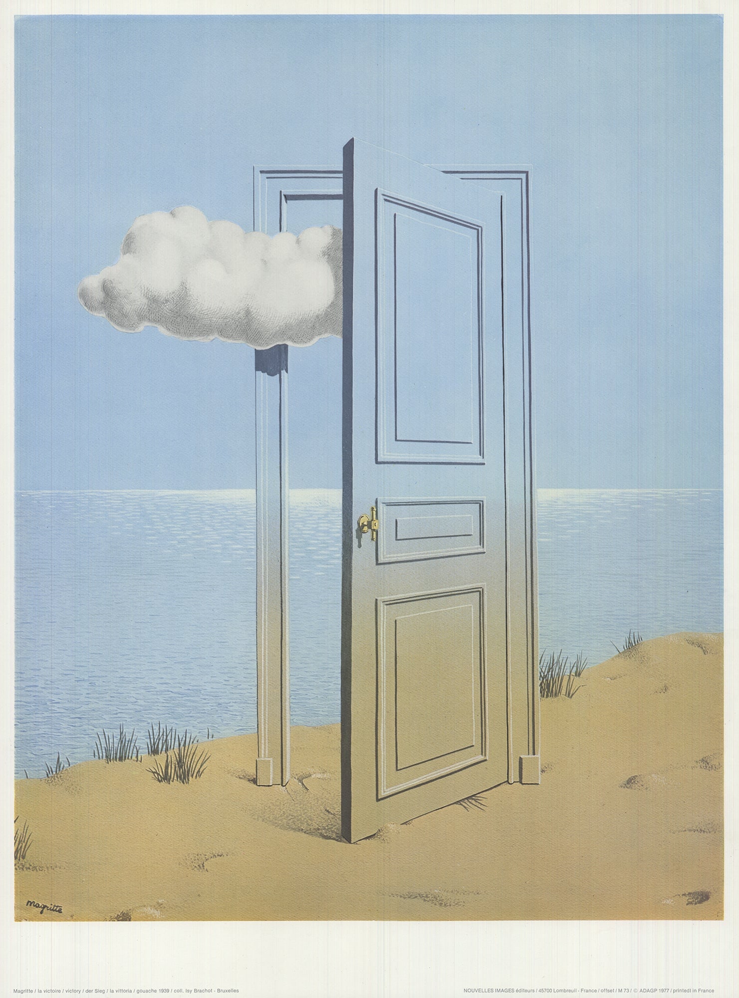 Rene Magritte - La Victoire - 1977 Offset Lithograph 22.75" x 17" (1 of 4)