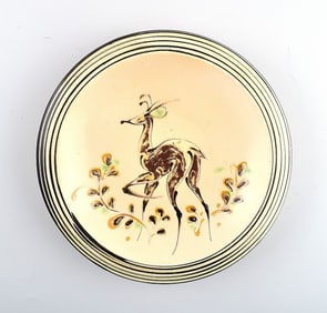 Kähler, Denmark, glazed stoneware bowl dish.