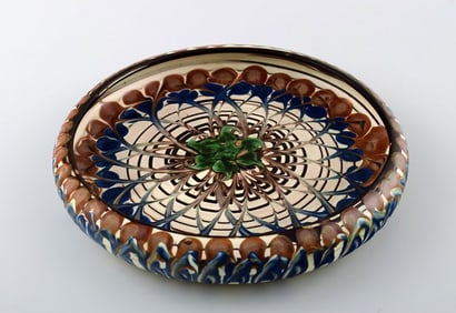 Kähler, Denmark, glazed stoneware dish bowl.