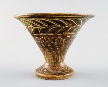 Kähler, Denmark, glazed vase in stoneware.