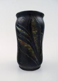 Unique Josef Ekberg, Gustavsberg Art Deco art pottery vase.