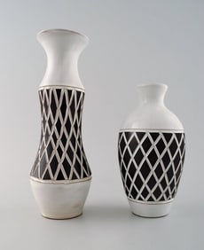 Two Gabriel, Sweden ceramic vases.