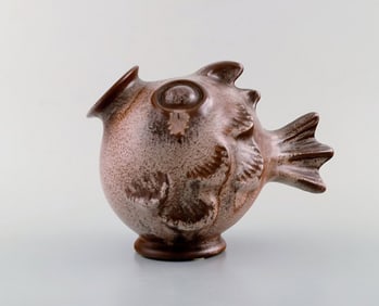 Michael Andersen. Rare fish in glazed ceramics. 1950's.