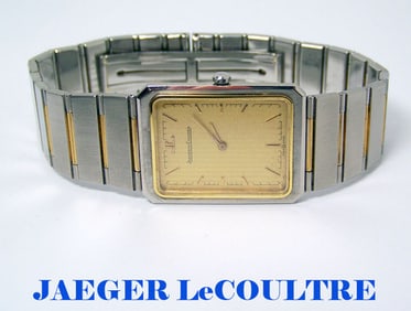 UNISEX 18k & S/Steel JAEGER LECOULTRE Watch 146 116 5* EXLNT