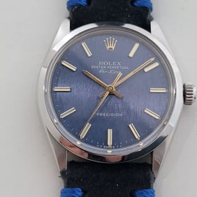 Mens Rolex Oyster Precision 5500 Air King 34m Automatic 1970s Vintage RA505B