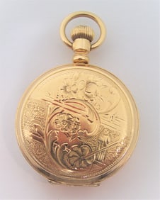 Antique 14K Gold CAMDEN Ladies Pocket watch c.1920s EXLNT* SERVICED