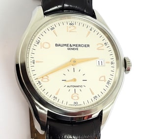 S/Steel Mens BAUME & MERCIER Clifton Geneve Automatic Watch 65717* EXLNT