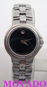S/Steel MOVADO OLYMPIAN Ladies Quartz watch 84.A1.827.2 * EXLNT Condition