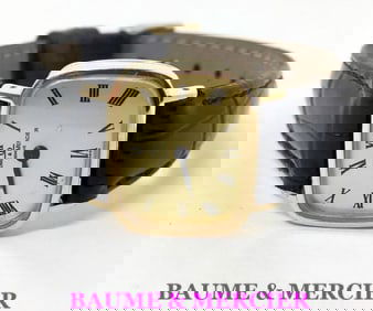 18k Gold BAUME & MERCIER Ladies Back Winding Watch Ref.38237* EXLNT SERVICED