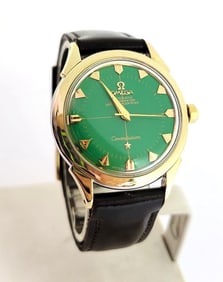 Vintage 14k Gold Cap OMEGA Constellation Automatic Watch Cal 501 2852 5 SC EXLNT