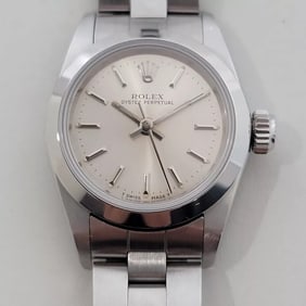 Rolex Lady Oyster Perpetual Ref 67180 25mm Automatic 1980s All Original RA508