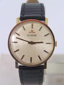 Vintage 14k JAEGER-LeCOULTRE Winding Watch* 1960s Cal 818/2* EXLNT SERVICED
