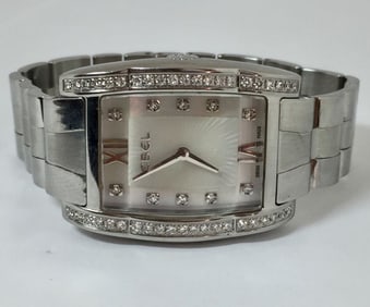 Ladies EBEL TARAWA Watch S/Steel Ref E9656J28-10 w/Diamonds & Mother Of Pearl