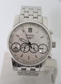 Mens S/Steel EBERHARD & Co. Chrono 4 AUTOMATIC Watch Ref 31041* EXLNT