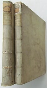 1770 2 volumes VELLUM BOUND ROMANORUM PONTIFICUM by PETRI BALLERINI