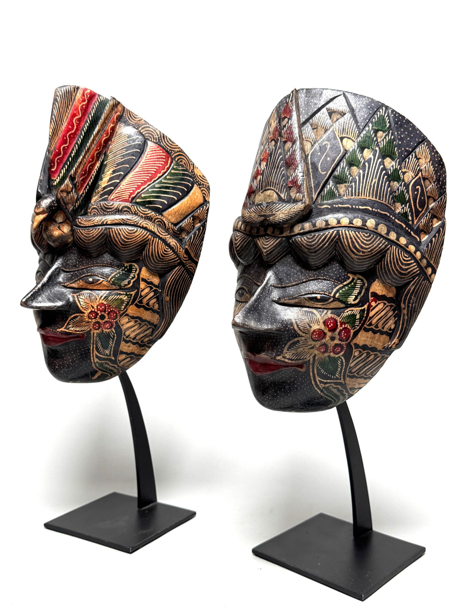 Wayang Topeng Masks -NO RESERVE- Java, Indonesia (1 of 8)
