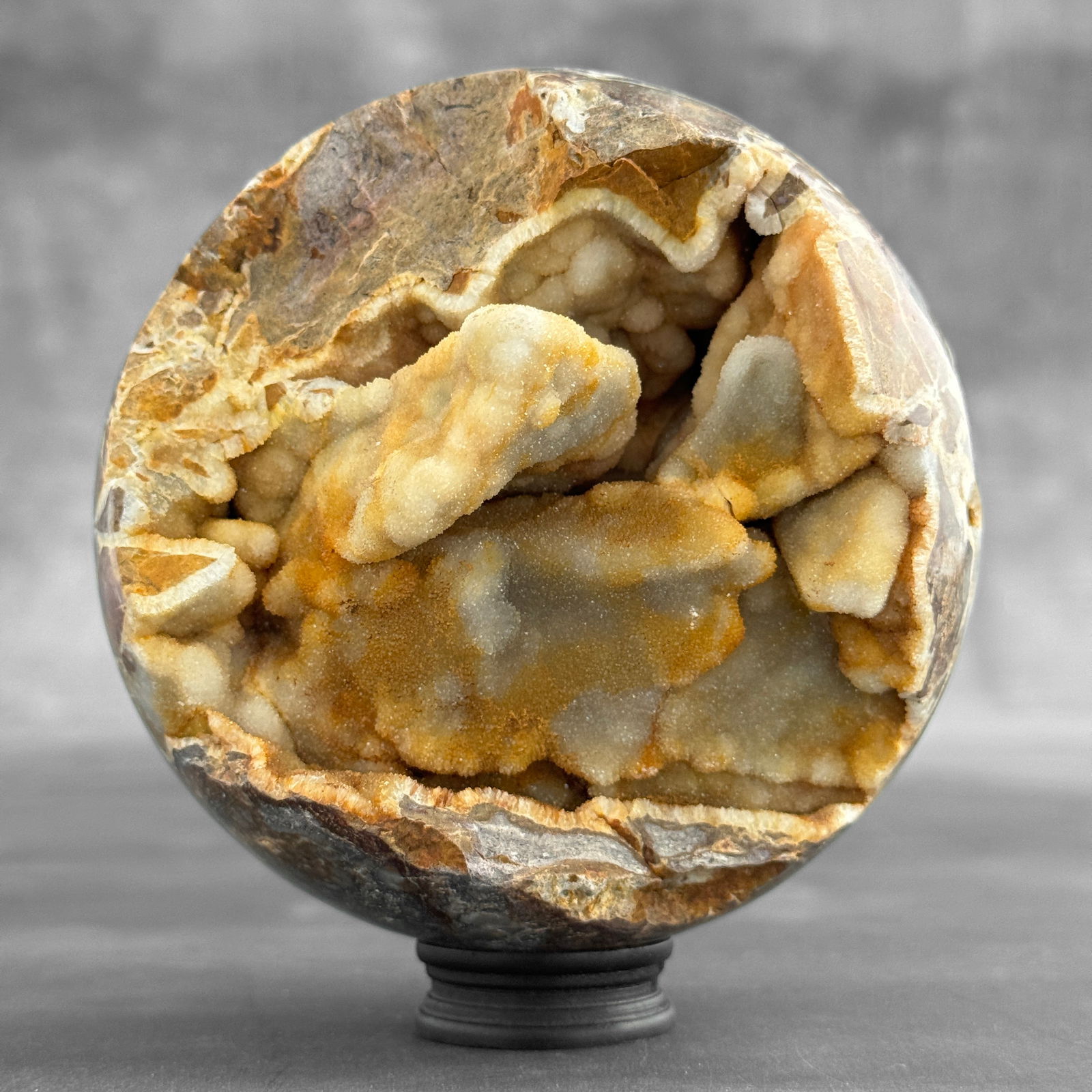 Stunning crystal sphere on a custom stand (1 of 10)