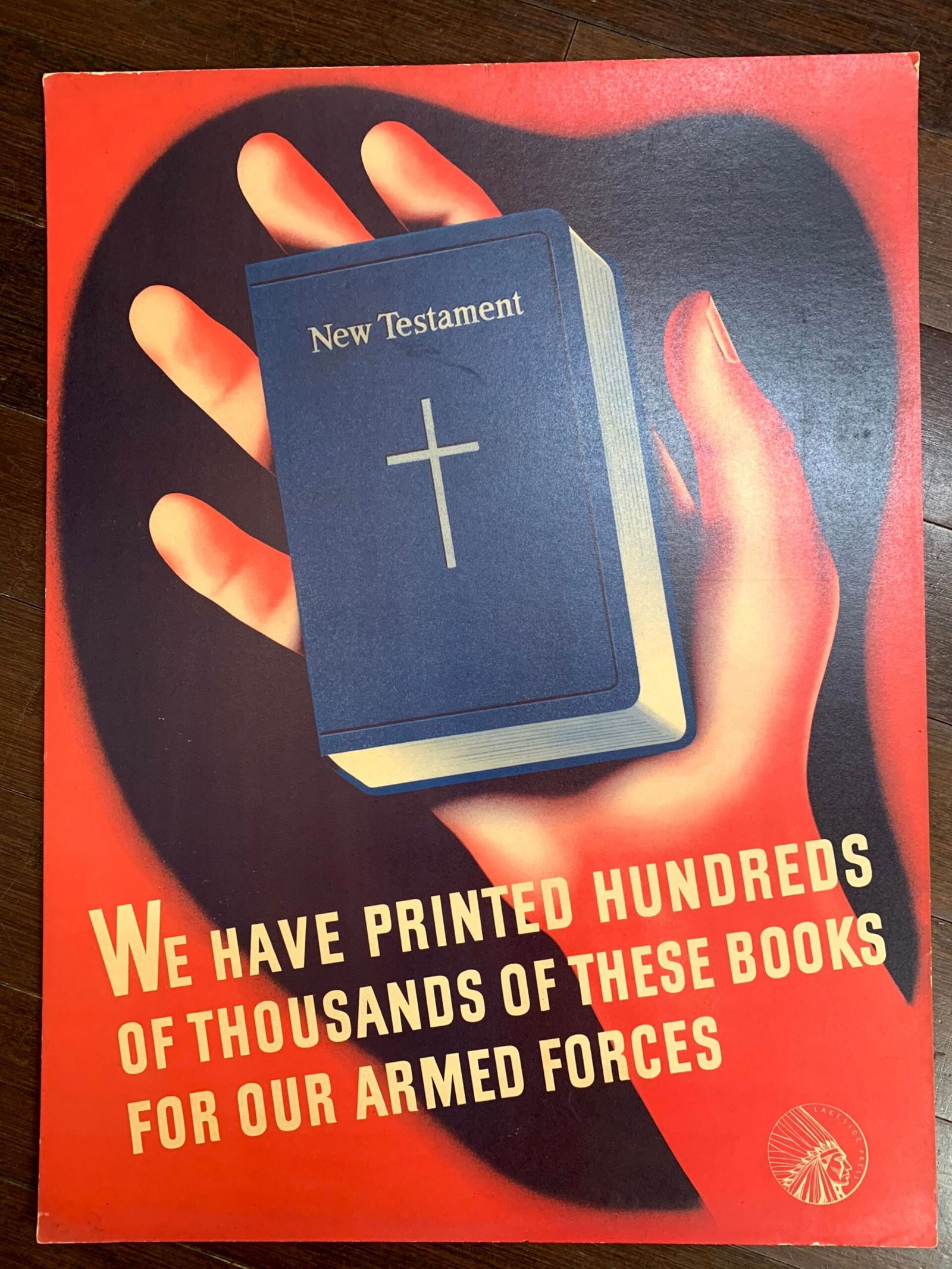 New Testament - Rare (1945) 18"X24" US WWII Poster - Card Stock (1 of 3)