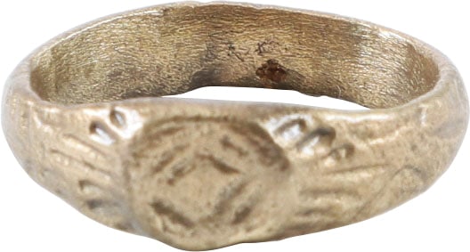 FINE ROMAN PROSTITUTE’S RING, 1st-3rd CENT AD JEWELRY, SIZE 4 1/4 (1 of 5)