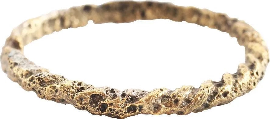 FINE VIKING TWISTED RING C.850-1050 AD SZ 9 3/4 (1 of 5)