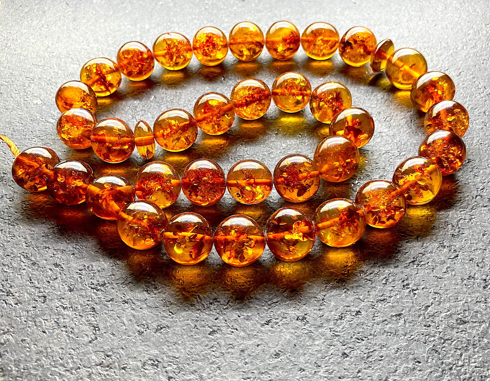 Marvellous Unique Antique Amber Tesbih made from Round Amber beads (1 of 7)