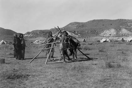 1908,CRAZY CHEYENNE DANCERS; BY EDWARD CURTIS (1 of 1)