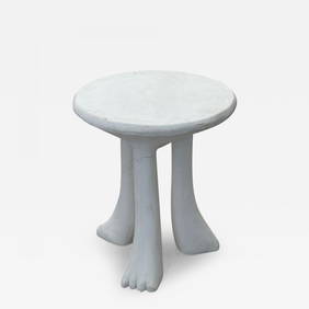 Vintage Mid-Century Modern John Dickinson Africa Side / End Table, Artist Signed (1 of 12)