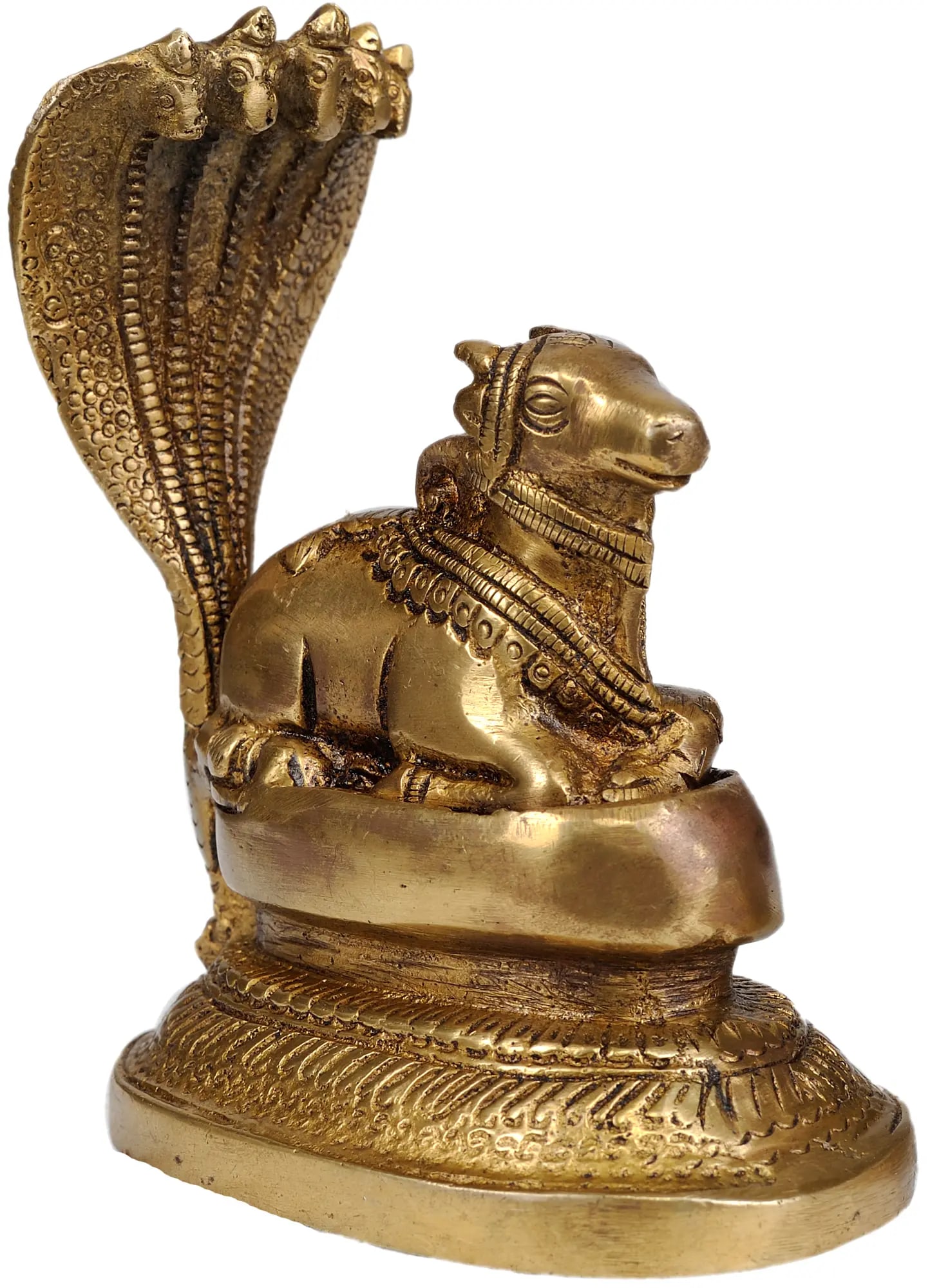 5" The Coiled Energy of the Kundalini In Brass | Handmade | Made In India (1 of 1)