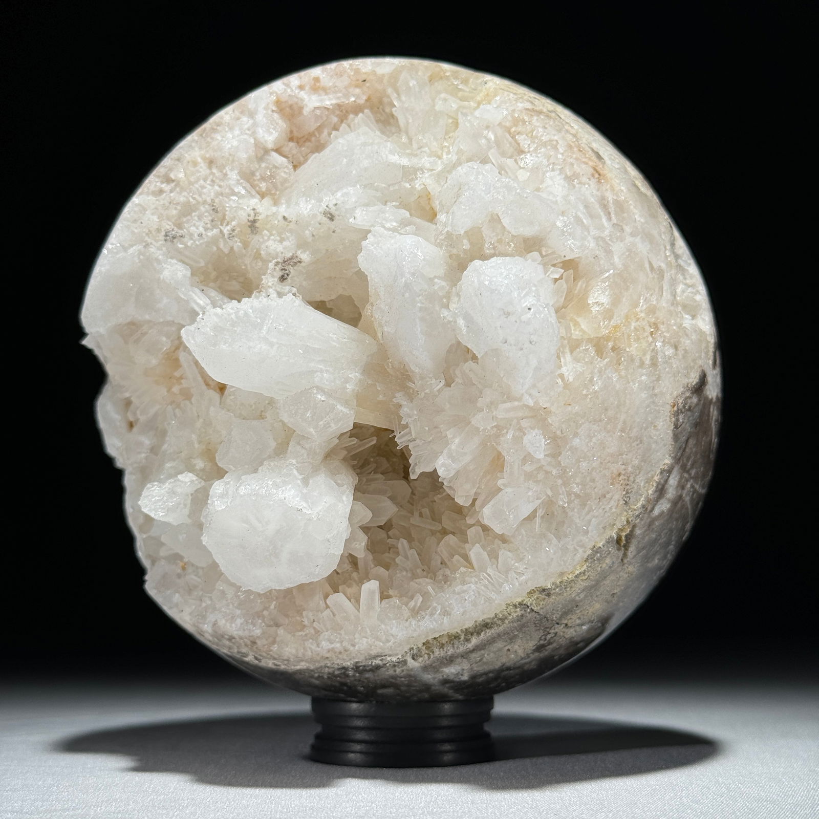 Stunning crystal quartz sphere on a custom stand (1 of 10)