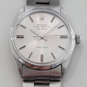 Mens Rolex Oyster Precision 5500 Air King 34m Automatic 1970s All Original RA477 (1 of 11)