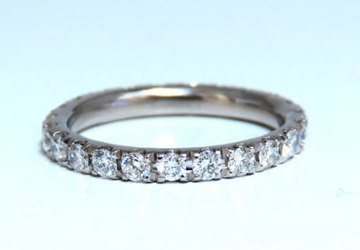.92ct Natural Round Diamonds Eternity Ring Sharing Prong