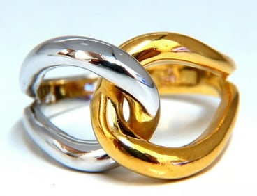 3D Knot Trend Ring 18kt Gold