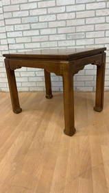 Vintage Thomasville Furniture Asian Ming Style Parquetry End Side Tables Side/End Table (1 of 10)