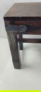 Rustic Wood Stool Riser Farmhouse Decor Display Doll Size Rustic Country Cabin: Materials: wood Width: 10 inches Height: 12 inches Depth: 8 inches Vintage Wood Stool Riser Farmhouse Decor Display Mini Bench Table or Plant Stand Rustic Country Cabin Decor. This little stool would
