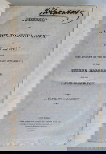 1818 JOURNAL of VISIT TO SOUTH AFRICA in 1815 & 1816 by LATROBE antique ENGLISH: JOURNAL of A VISIT TO SOUTH AFRICA in 1815 and 1816 with some account of the missionary settlements of the United Brethren, near the Cape of Good Hope. by C. I. LATROBE (Latrobe, Christian Ignatius, 1