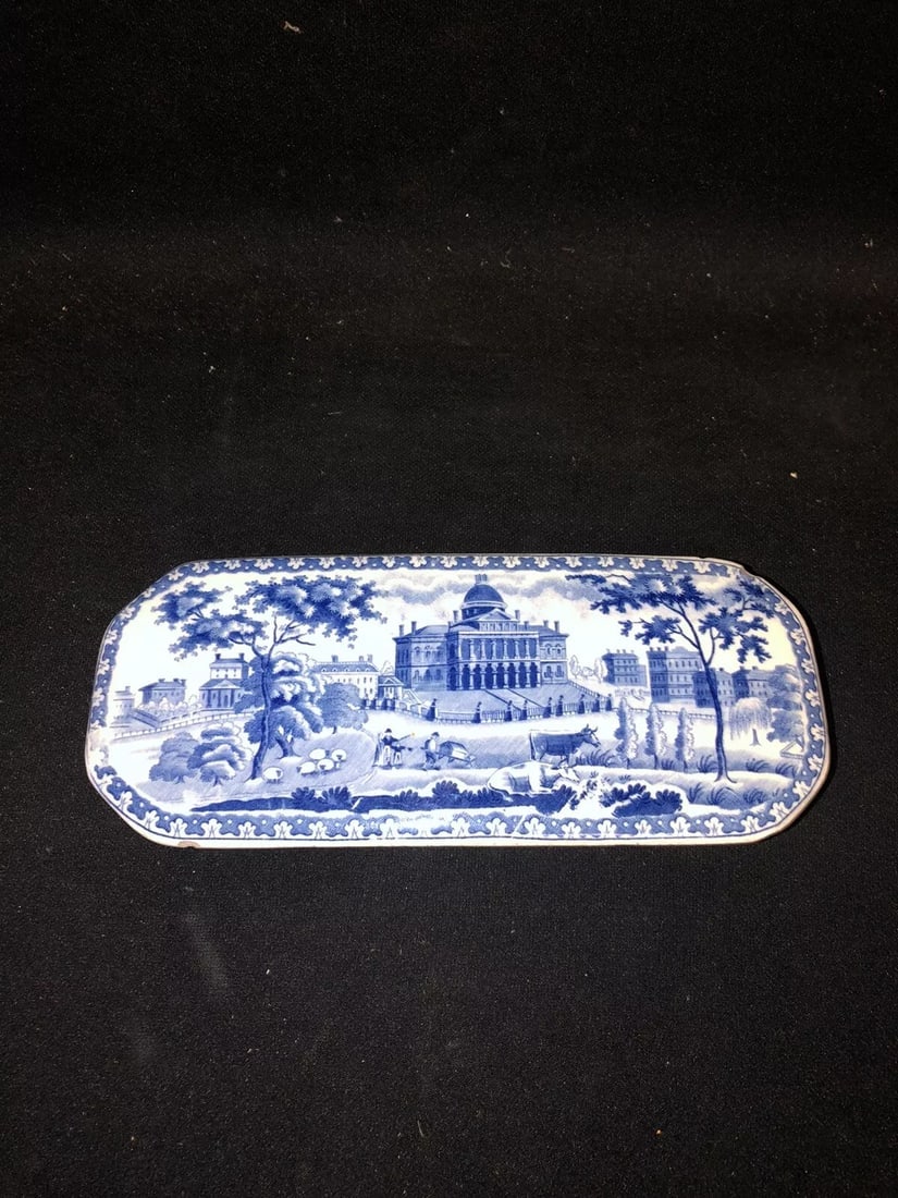Rogers Historical Staffordshire Boston State House Razor Box (1 of 12)